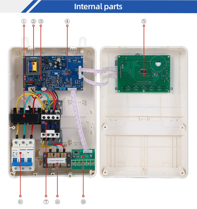 4kw 3-Phase Automatic Timer Submersible Sewage Drainage Pump Control Panel